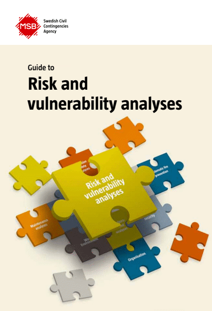Omslagsbild för  Guide to risk and vulnerability analyses