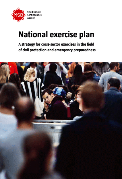 Omslagsbild för  National exercise plan : a strategy for cross-sector exercises in the field of civil protection and emergency preparedness