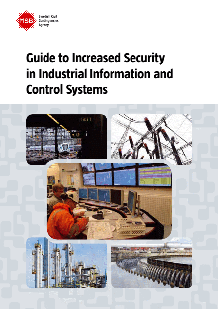 Omslagsbild för  Guide to increased security in industrial information and control systems