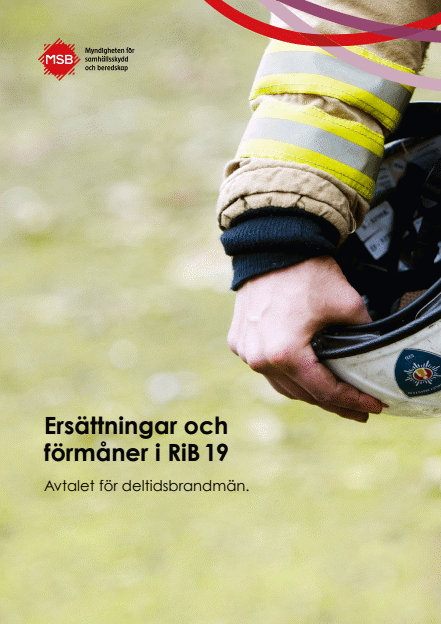 Omslagsbild för  Ersättningar och förmåner i RiB 19 : Avtalet för deltidsbrandmän