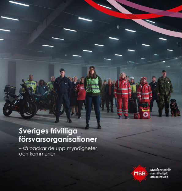 Omslagsbild för  Sveriges frivilliga försvarsorganisationer : så backar de upp myndigheter och kommuner