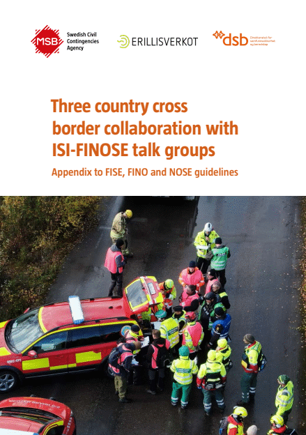 Omslagsbild för  Three country cross border collaboration with ISI-FINOSE talk groups : Appendix to FISE, FINO and NOSE guidelines