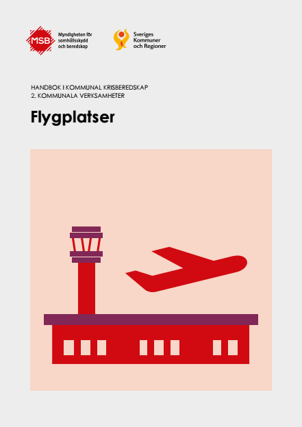 Omslagsbild för  Handbok i kommunal krisberedskap : 2. Kommunala verksamheter - Flygplatser