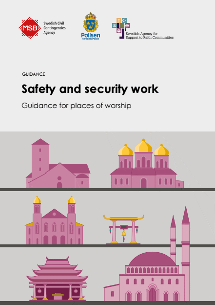 Omslagsbild för  Safety and security work : Guidance for places of worship