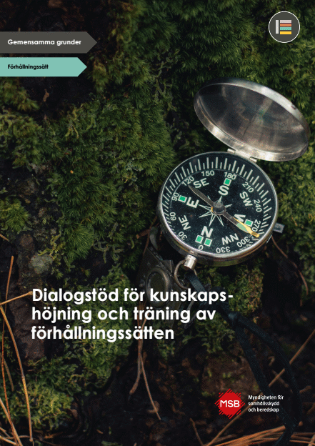 Omslagsbild för Gemensamma grunder - förhållningssätt : Dialogstöd för kunskapshöjning och träning av förhållningssätten