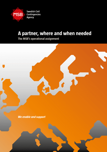A partner - where and when needed : The MSB's operational assignment