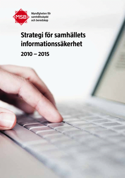 Strategi för samhällets informationssäkerhet 2010-2015