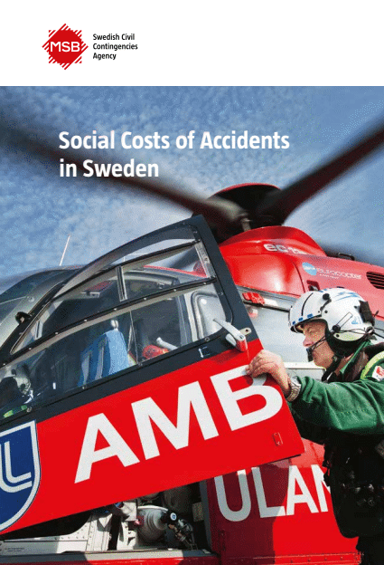 Social costs of accidents in Sweden