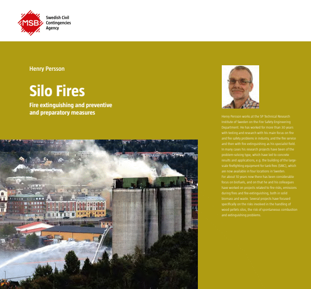Silo fires : fire extinguishing and preventive and preparatory measures