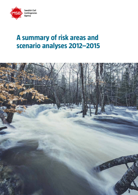 A summary of risk areas and scenario analyses 2012–2015