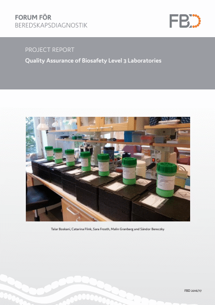 Project report : Quality Assurance of Biosafety Level 3 Laboratories