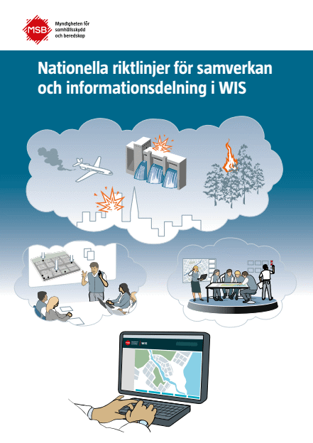 Omslagsbild för  Nationella riktlinjer för samverkan och informationsdelning i WIS