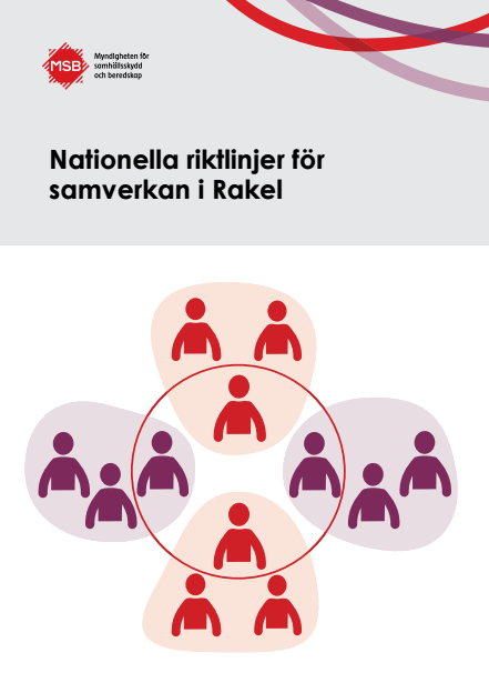 Omslagsbild för  Nationella riktlinjer för samverkan i Rakel