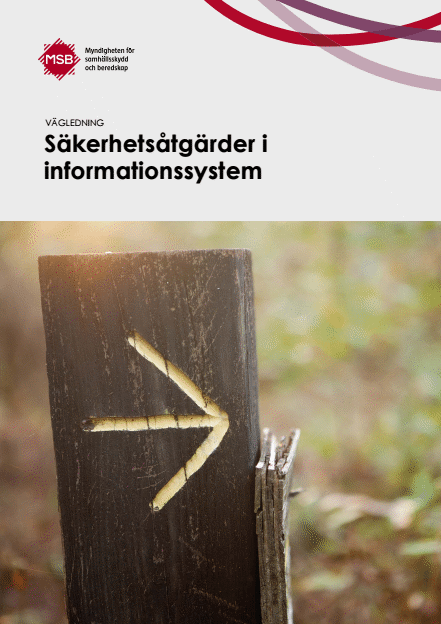 Omslagsbild för  Vägledning : säkerhetsåtgärder i informationssystem