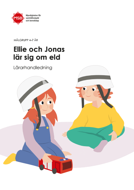 Omslagsbild för  Ellie och Jonas lär sig om eld : Lärarhandledning