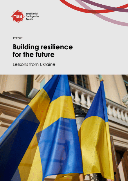 Omslagsbild för  Building resilience for the future – lessons from Ukraine