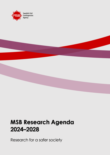 Omslagsbild för  MSB Research Agenda 2024–2028: Research for a safer society