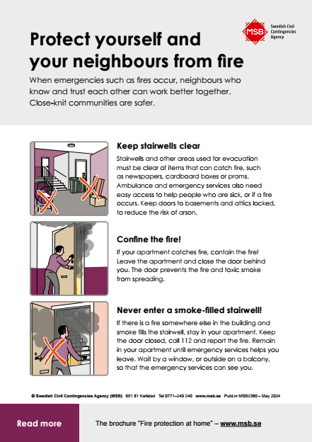 Protect yourself and your neighbours from fire