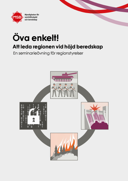 Omslagsbild för  Öva enkelt! Att leda regionen vid höjd beredskap - En seminarieövning för regionstyrelser