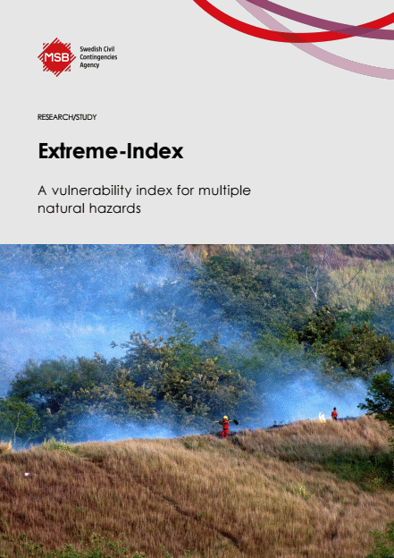 Omslagsbild för  Extreme-Index: A vulnerability index for multiple natural hazards