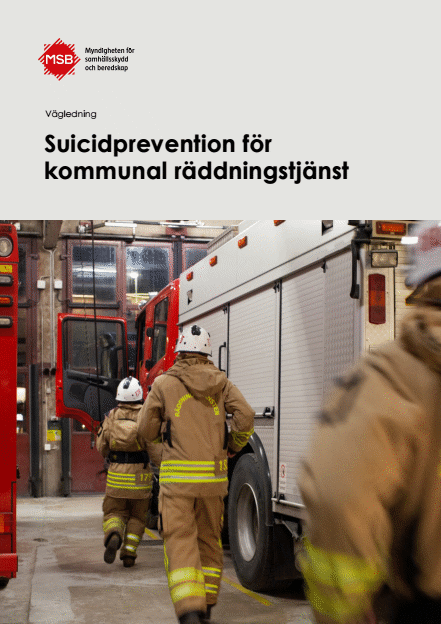 Omslagsbild för  Suicidprevention för kommunal räddningstjänst : vägledning