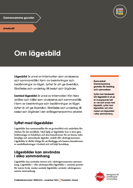 Omslagsbild för  Om lägesbild