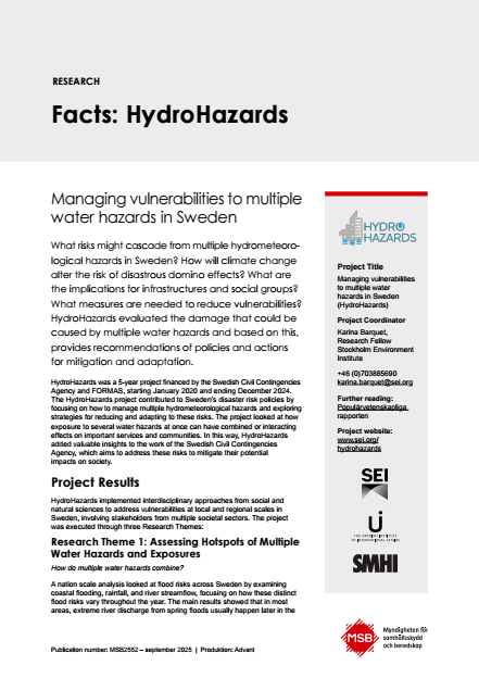 Omslagsbild för  Facts: HydroHazards