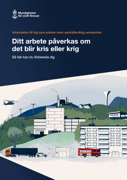 Omslagsbild för  Ditt arbete påverkas om det blir kris eller krig