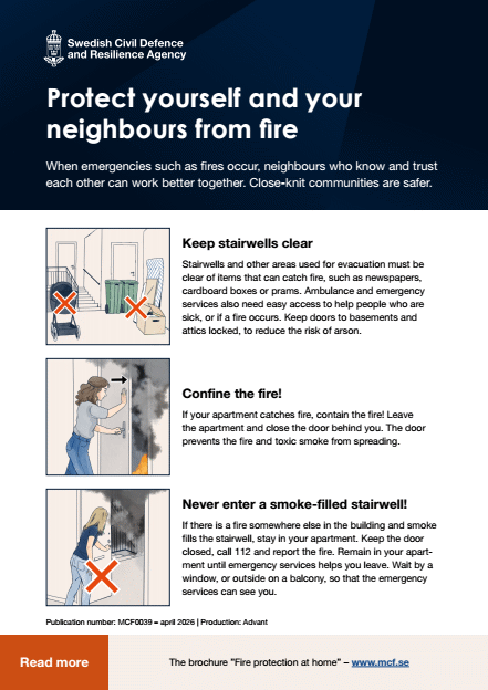 Omslagsbild för  Protect yourself and your neighbours from fire