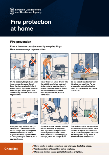 Omslagsbild för  Fire protection at home