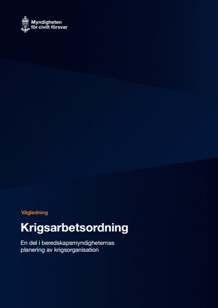 Omslagsbild för  Krigsarbetsordning