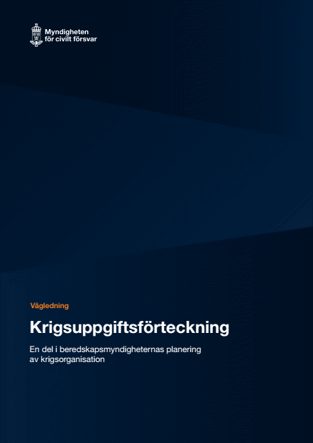 Omslagsbild för  Krigsuppgiftsförteckning