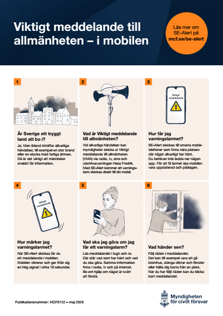 Omslagsbild för  Viktigt meddelande till allmänheten – i mobilen