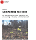 Samhällelig resiliens : Ett begrepps genomslag, utveckling och användning – i Sverige och internationellt