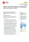 Stärkt informationssäkerhet i landstingen : MSB:s rekommendationer i korthet