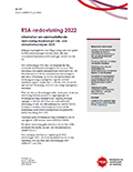 RSA-redovisning 2022 : Information om sammanfattande redovisning baserad på risk- och sårbarhetsanalyser 2022