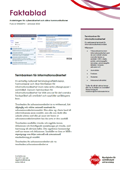 Omslagsbild för  Faktablad om Termbanken för informationssäkerhet